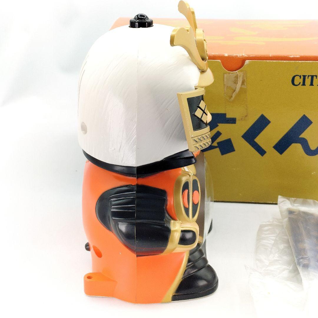 未使用 信玄くん 目覚まし時計 武田信玄 置時計 CITIZEN シチズン