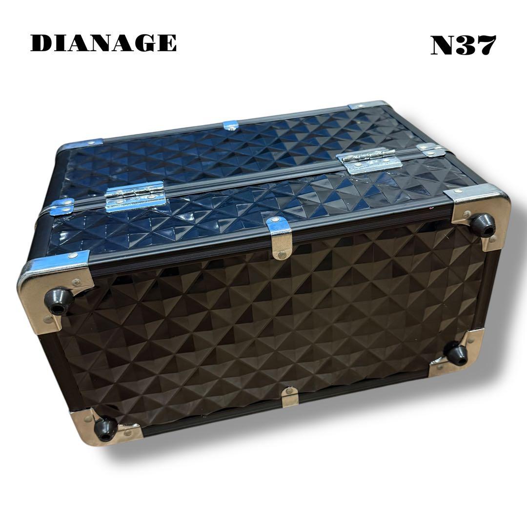 希少品！ DIANAGE ケース ボックス メイク 化粧品 BLACK ブラック