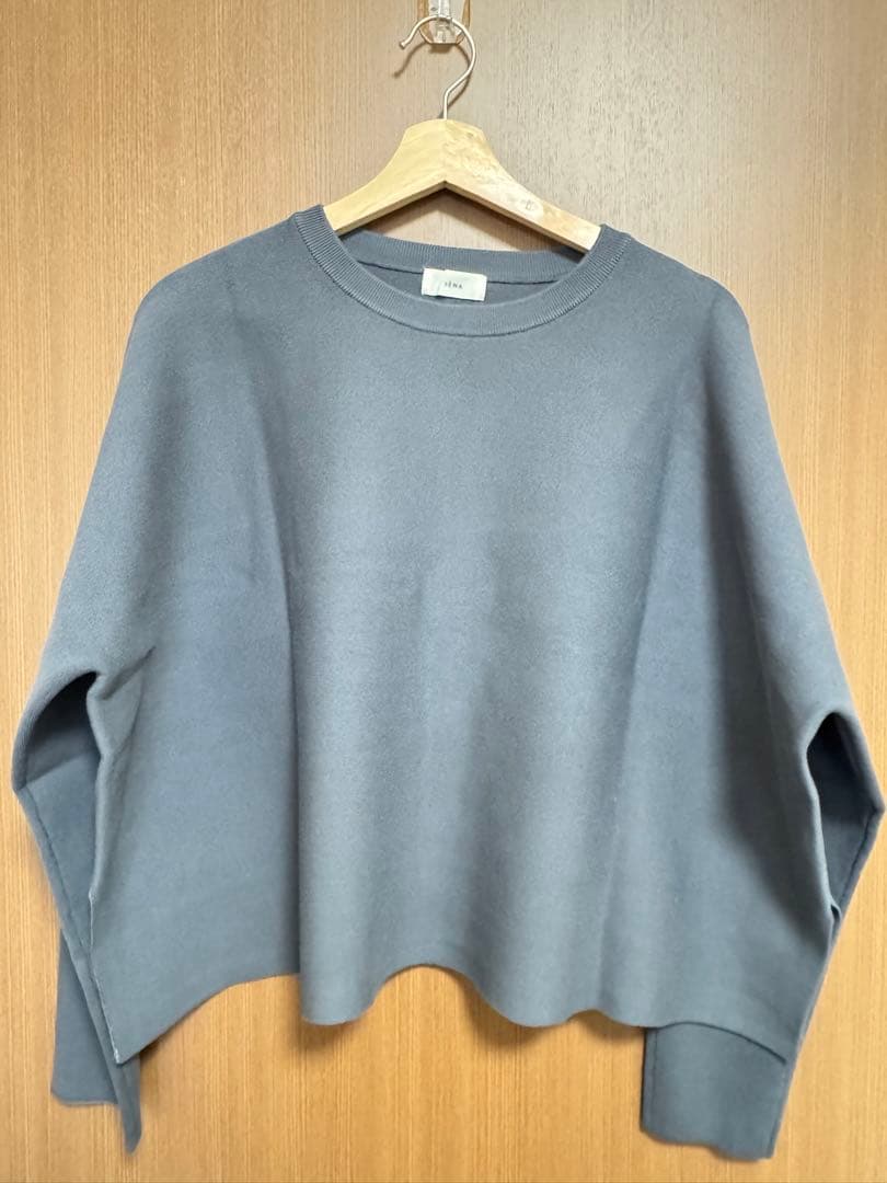 IENAファインコットンスムースプルオーバー