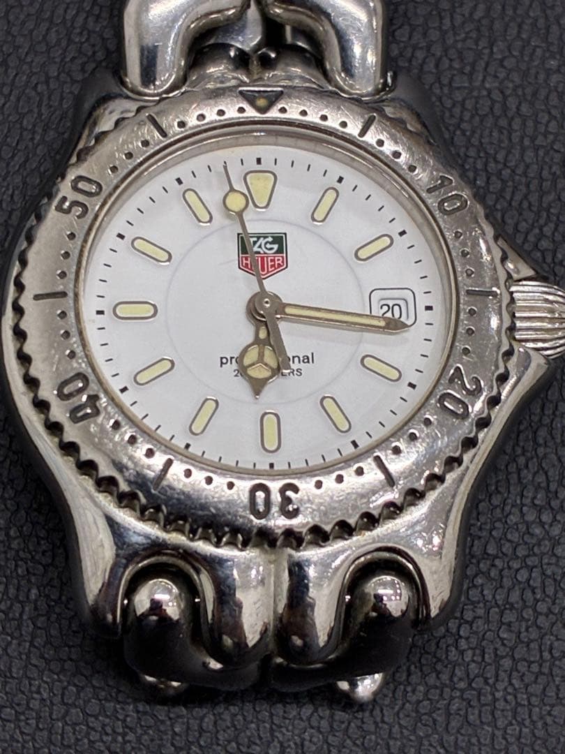 今日限定価格TAG HEUER WG1310-0クォーツ作動品デイト付純正ブレス