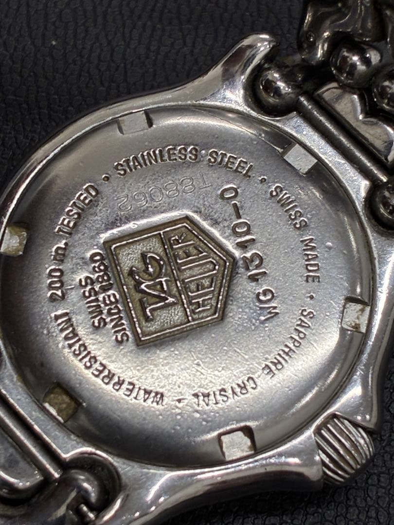 今日限定価格TAG HEUER WG1310-0クォーツ作動品デイト付純正ブレス