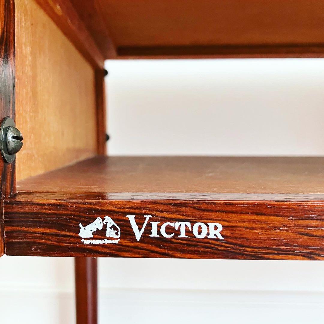 Victor ビクター　ビンテージサイドテーブル　古家具　北欧テイスト　蚤の市