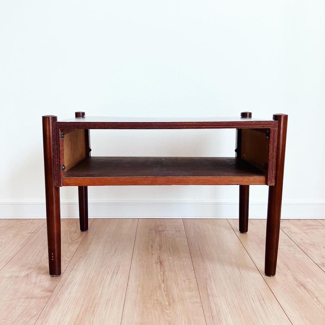 Victor ビクター　ビンテージサイドテーブル　古家具　北欧テイスト　蚤の市