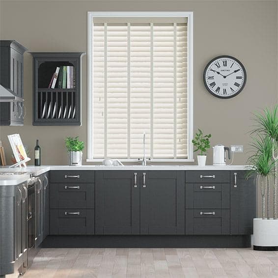 【最終値下げ】未使用　ウッドブラインド　クリームベージュ　152×181