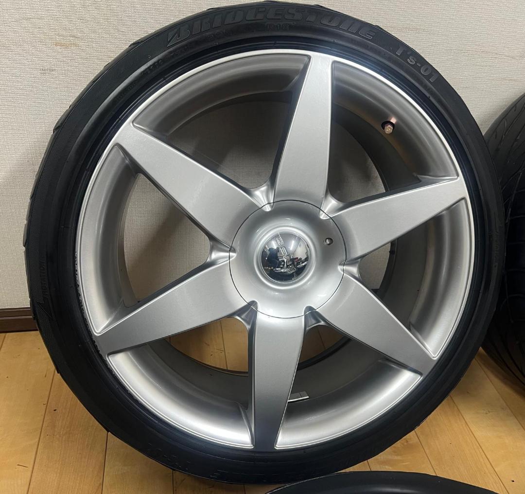 6*6様 LENSO 18x8J ET 45 PCD100/114.3 4穴 4