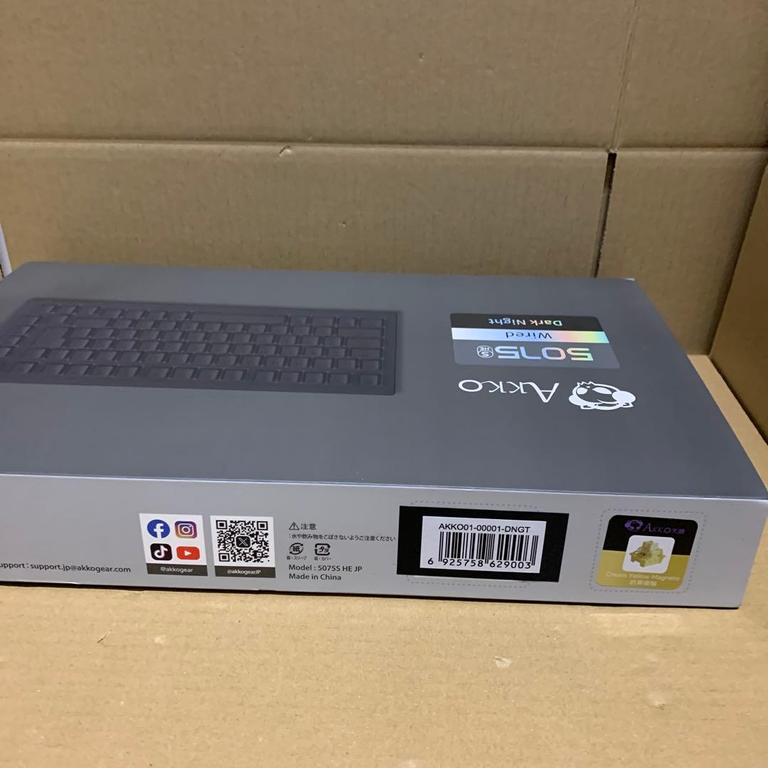 Akko ラピッドトリガー 8000Hz ゲーミングキーボード 5075S