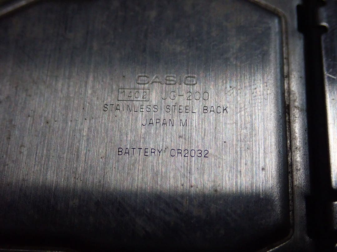 カシオ/スーパーサイバークロス/JG-200/本体電池交換済み