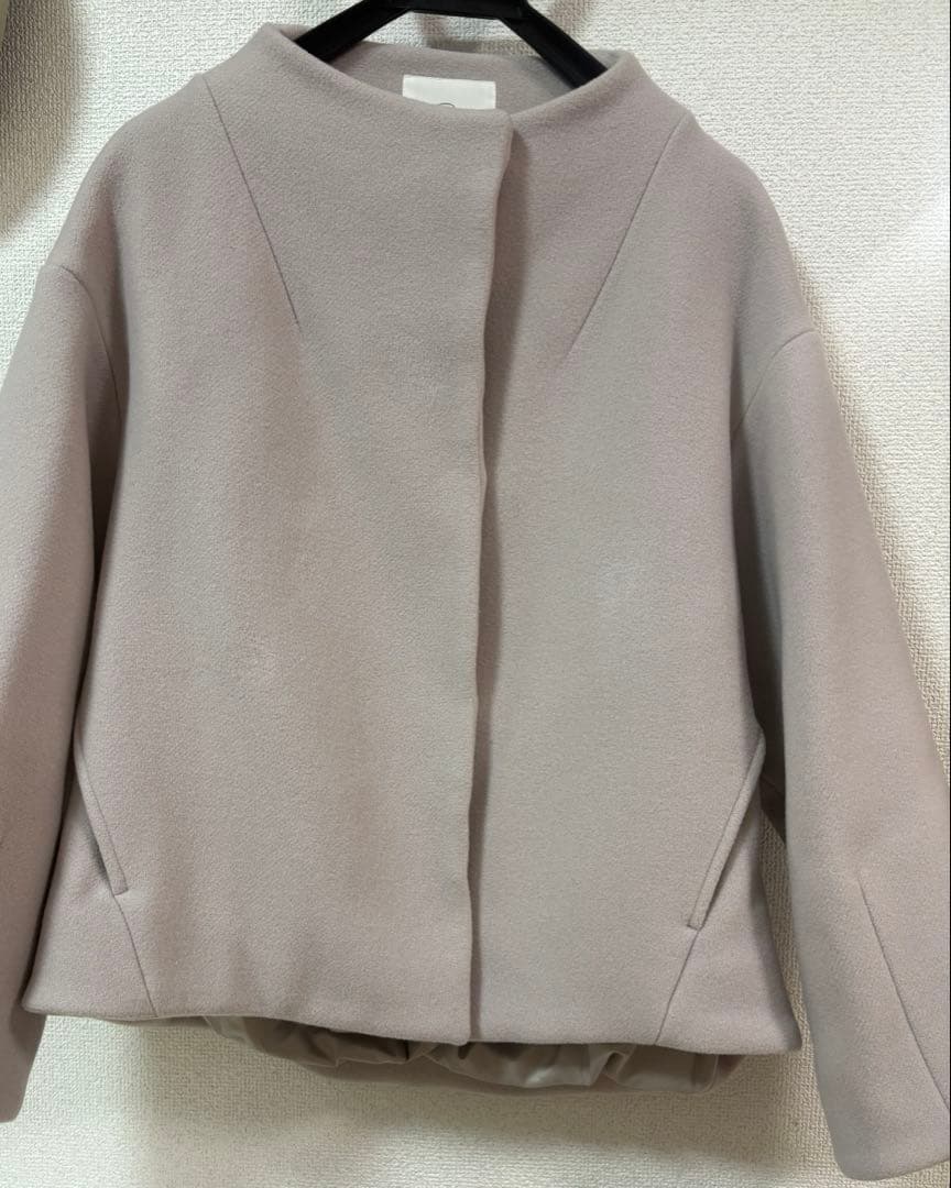 べランディウールミドルコート　グレージュ