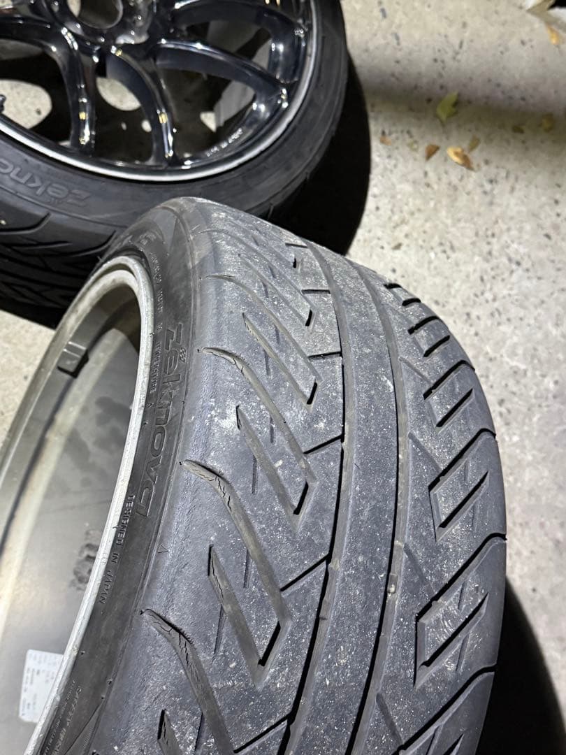 【希少】work emotion cr極メッキ18×9.5J +38 2本セット