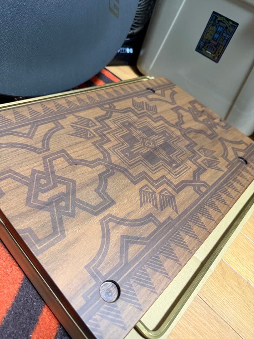 床上手　TheArth×OLDMOUNTAIN 柄上手　天板　オールドマウンテン