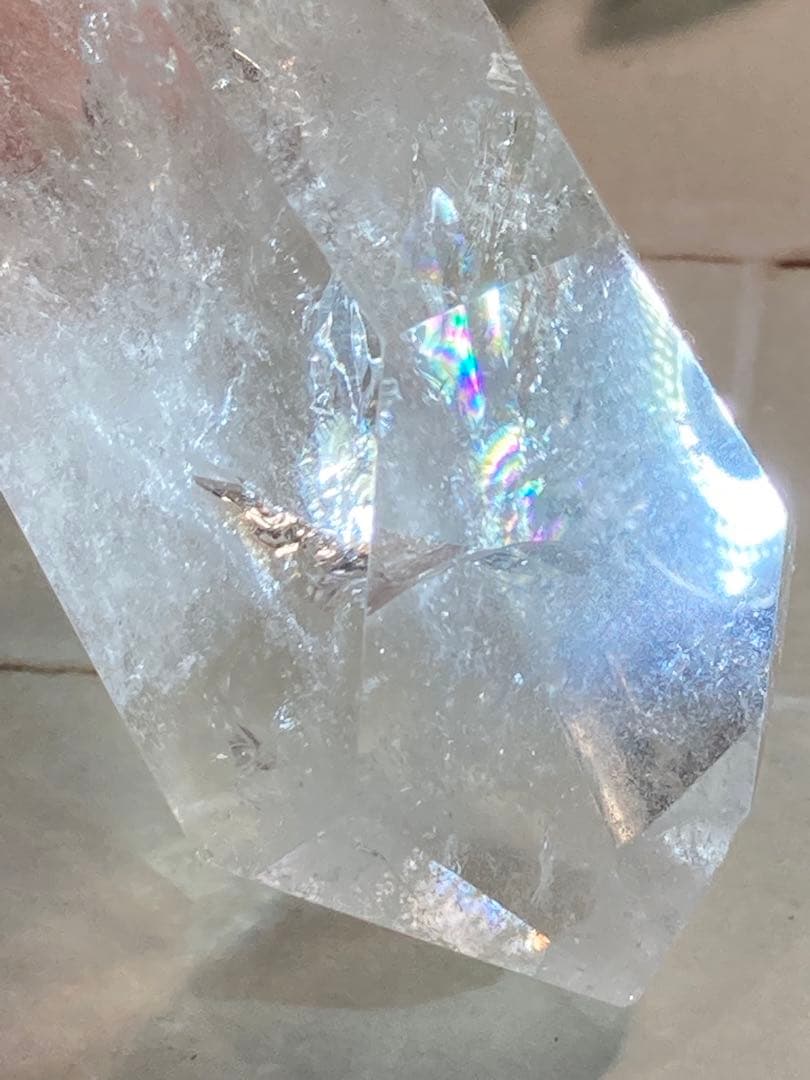 レインボークォーツ✨　エンジェルブレッシング　クリスタル　水晶　ダブルポイント