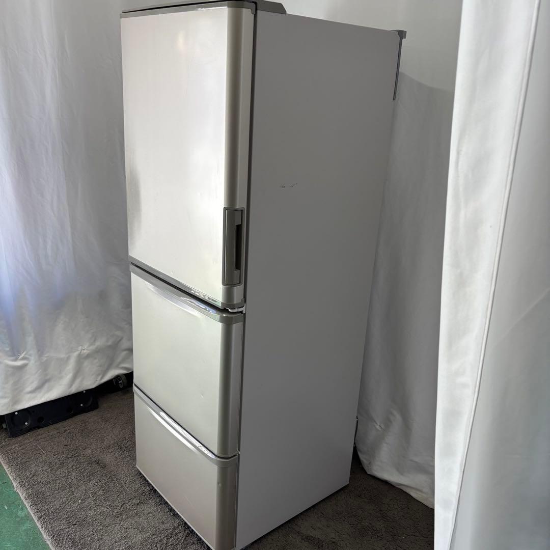 858❤️冷蔵庫　SHARP　300-400ℓ　大型　両開き　中古　安い　設置無料