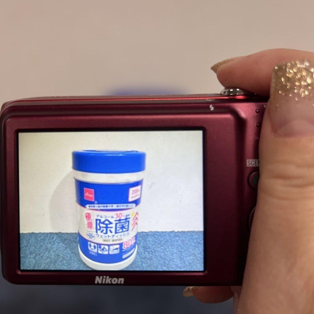 Nikon COOLPIX S3500 赤 コンパクトデジタルカメラ