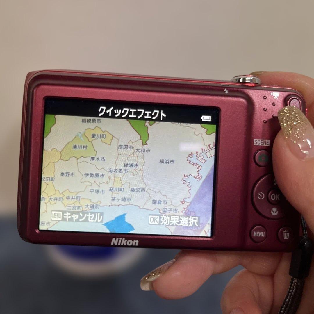 Nikon COOLPIX S3500 赤 コンパクトデジタルカメラ