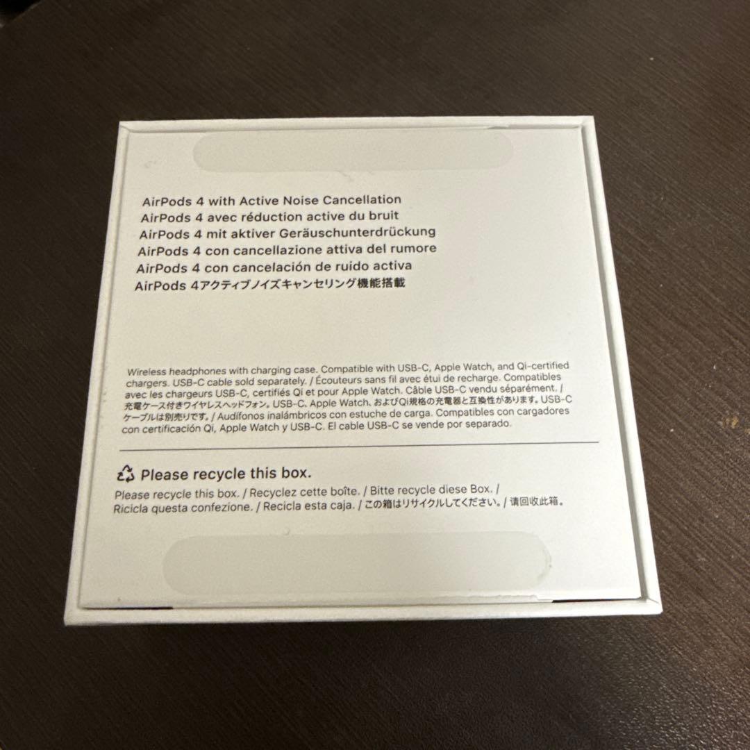 （刻印あり）AirPods 4 アクティブノイズキャンセリング
