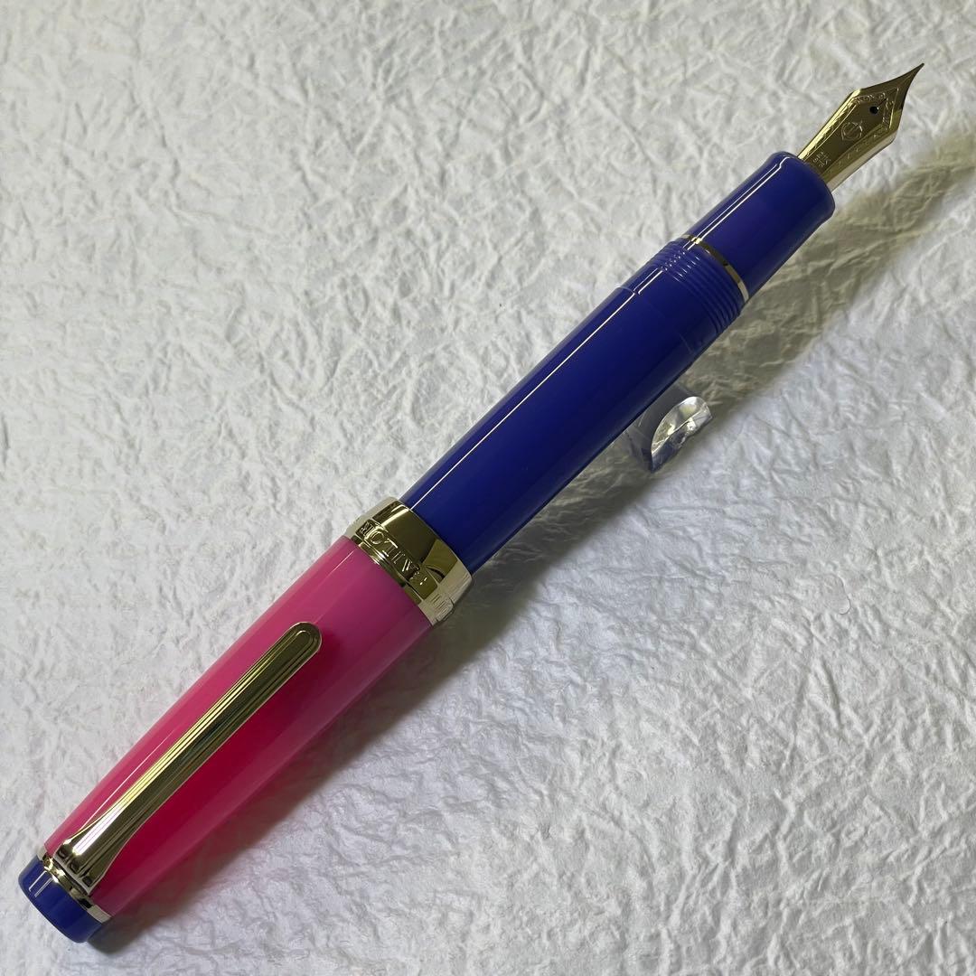 セーラー万年筆 海外限定 プロギア スプリング スカイ 21K F