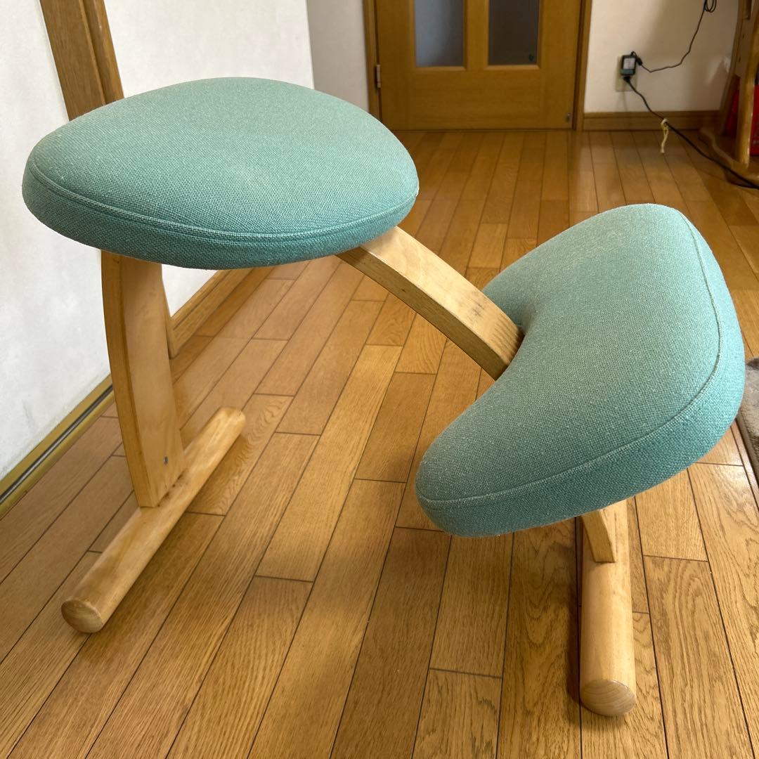 【正規品】リボ社　バランスチェアイージー　グリーン　レンチ・取説付き