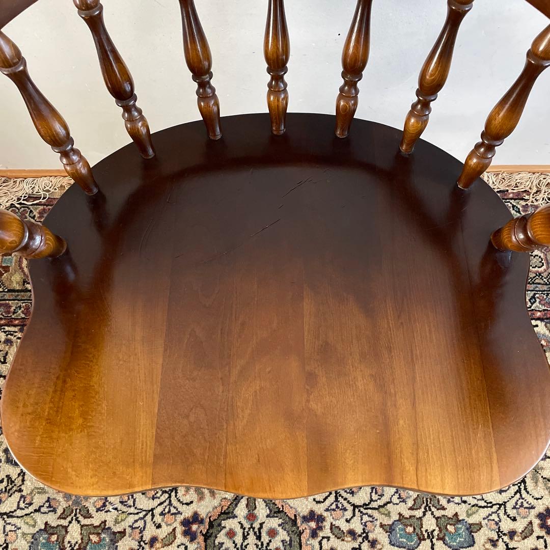 飛騨産業　キツツキマーク　ウィンザーアームチェア　穂高　キャプテンチェア