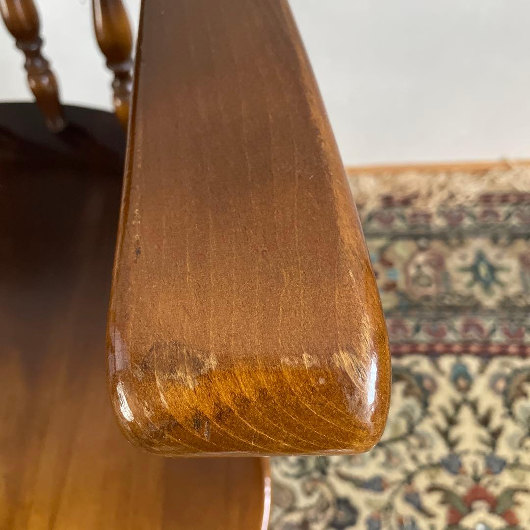 飛騨産業　キツツキマーク　ウィンザーアームチェア　穂高　キャプテンチェア