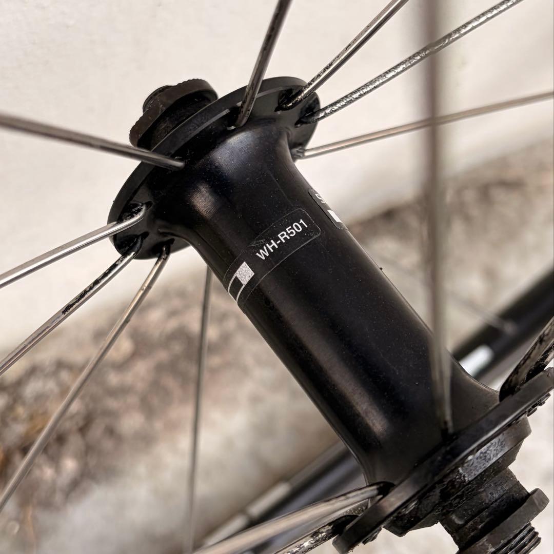 SHIMANO WH-R501 前後セット【10S対応・ミシュランタイヤ付】