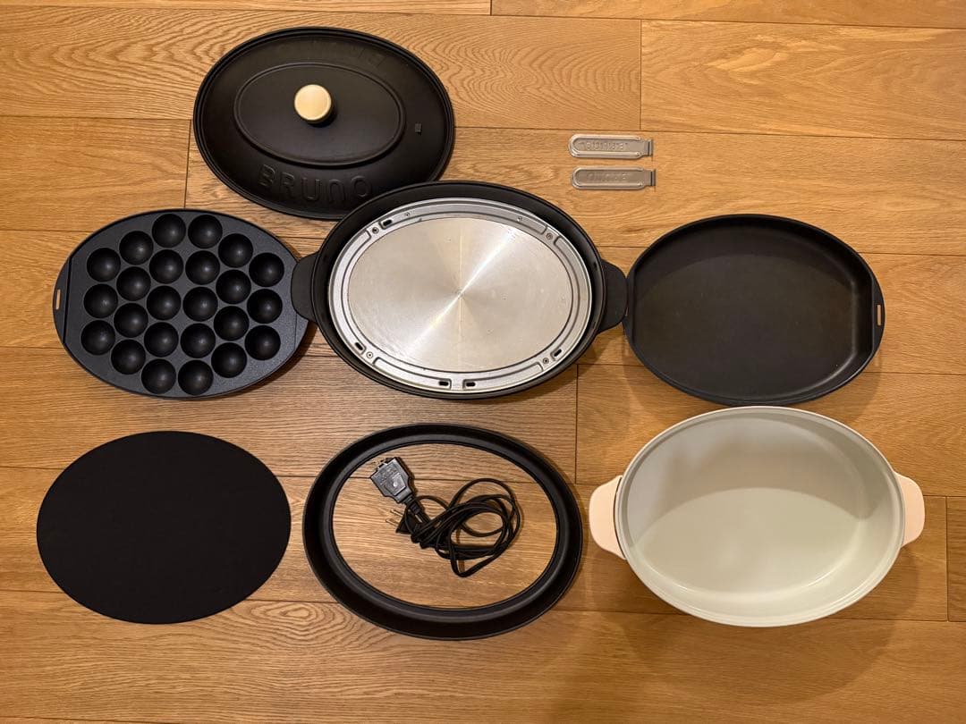 BRUNO ホットプレート セラミックコーティング　ブラック