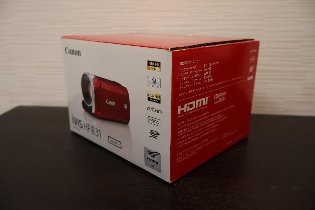 【動作良好】Canon デジタルビデオカメラ iVIS HF R31 シルバー