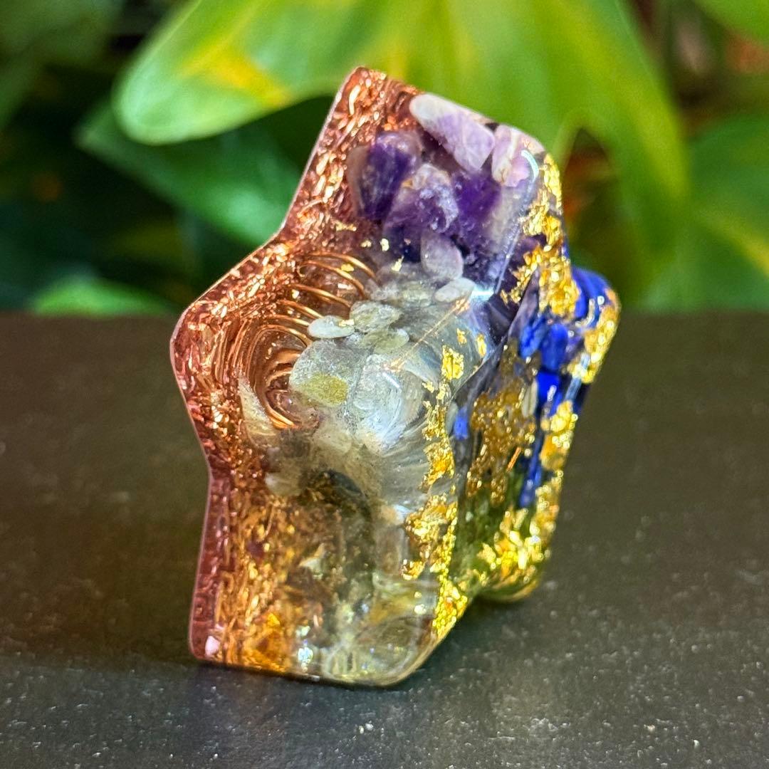 fairy光波動 オルゴナイト 星の祝福 ① 叡智と目覚めの光　大きなお星さま