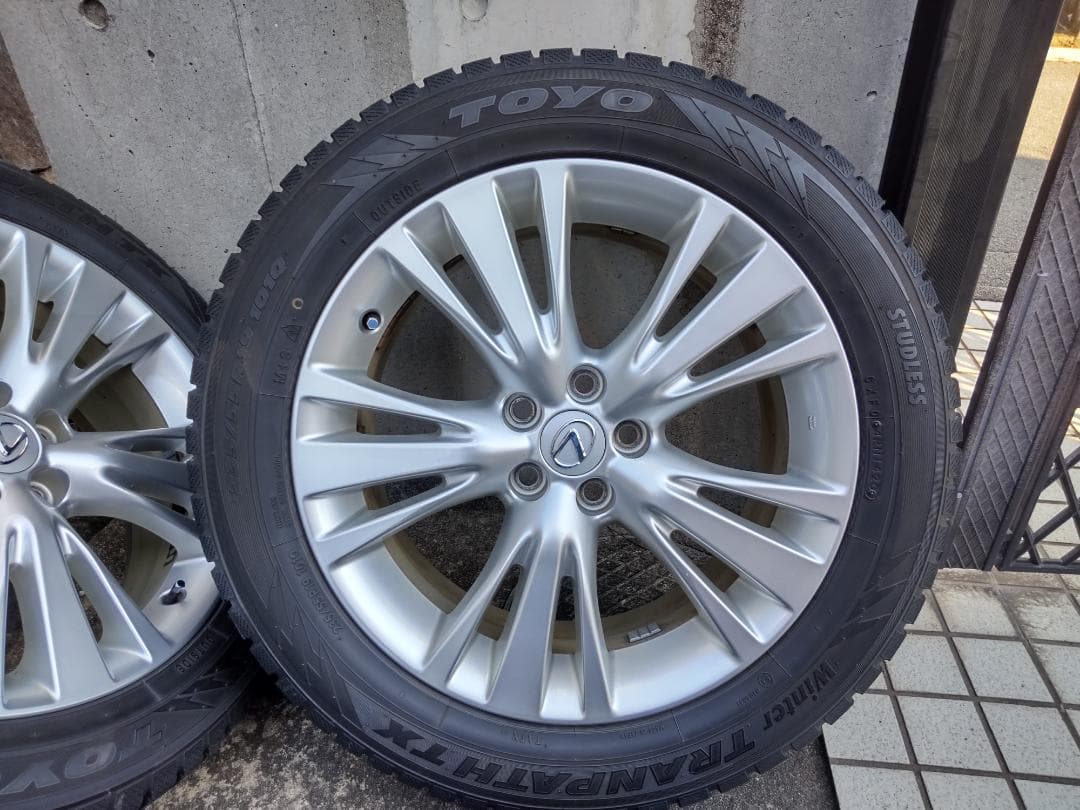235/55R19 レクサスRX純正ホイル＋スタッドレスタイヤ