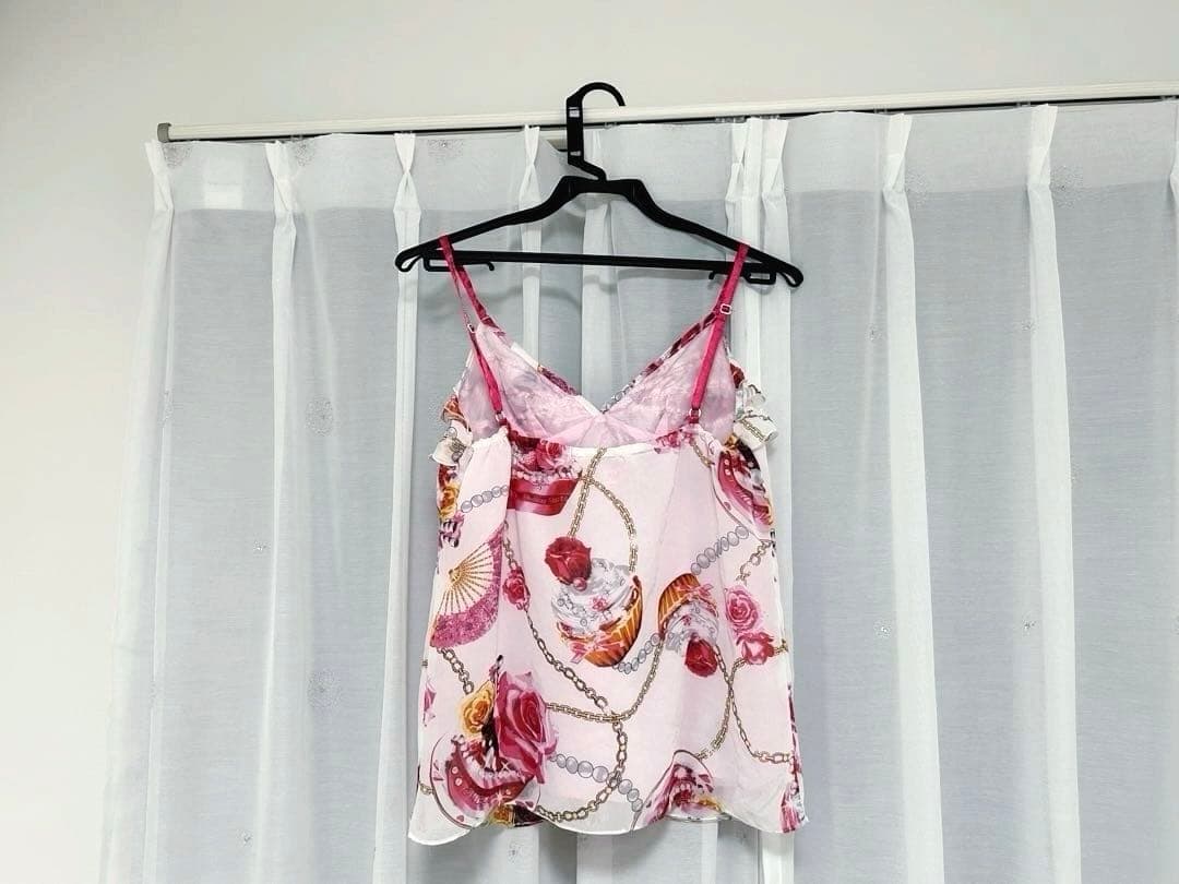 MA✽RS♡ローズケーキ柄キャミトップス♡オリジナルデザイン♡激レア♡白×ピンク