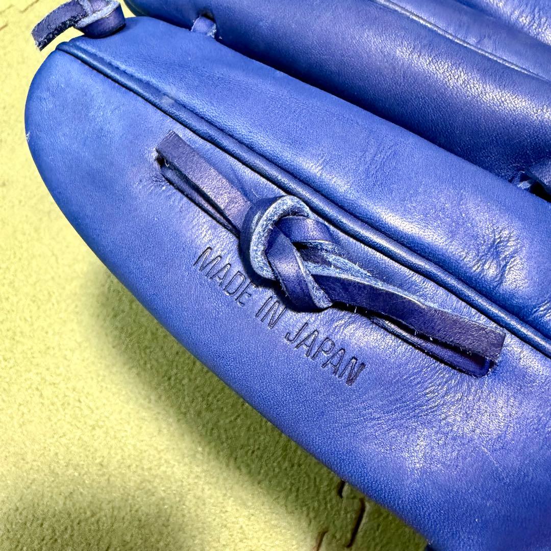 美品　ZETT 日本製 Kデザインウェブ ゼット 投手用 グローブ