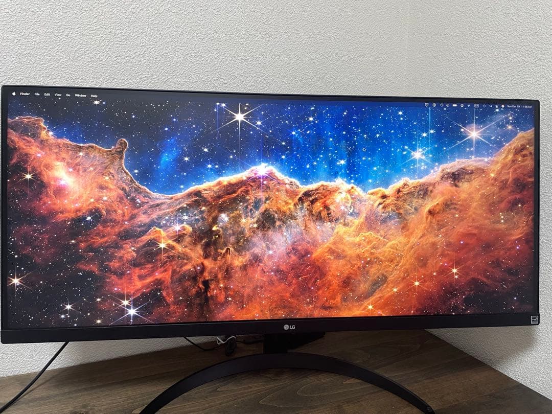 LGウルトラワイドモニター34WP500 パワーケーブル + HDMIケーブル付