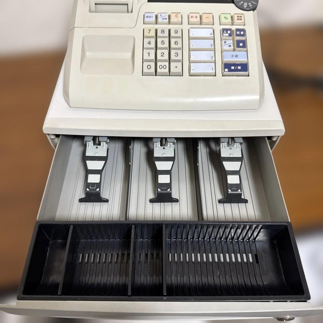 送料込 CASIO 電子レジスター(4部門) カシオ計算機 人気コンパクトサイズ