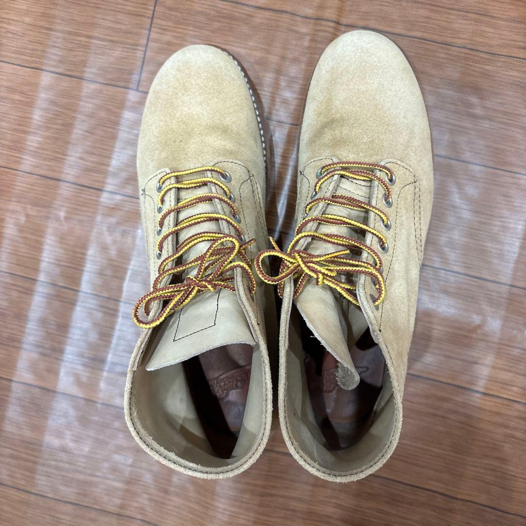 【美中古/27.5cm】レッドウィングアイリッシュセッタープレーントゥスエード