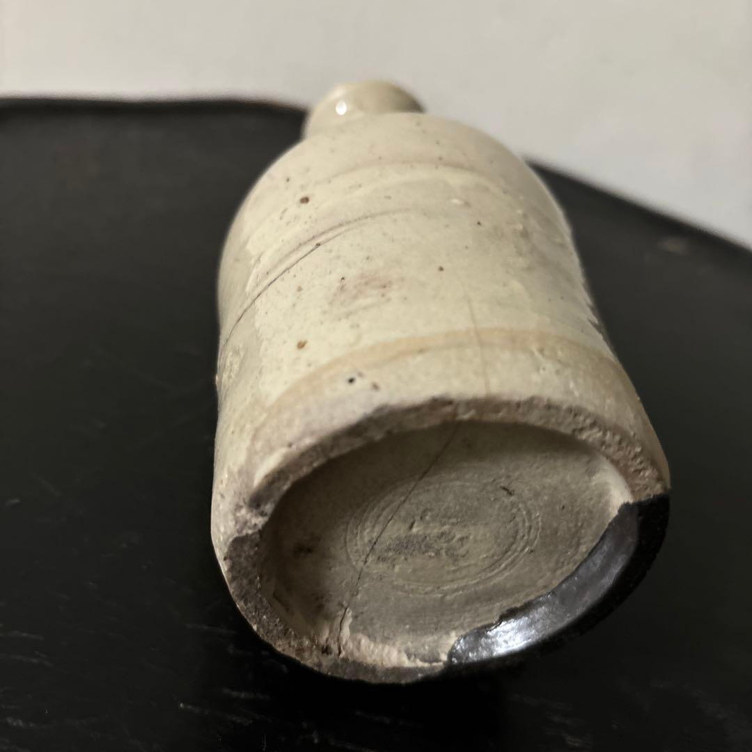 志野織部　徳利　美濃　古瀬戸　桃山　江戸　古美術　酒器　検:李朝　白洲正子