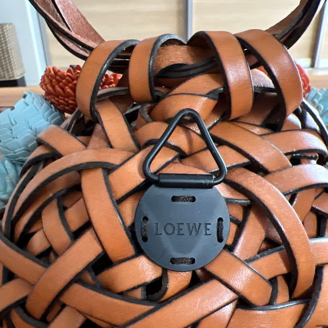 ロエベ　花瓶オレンジ