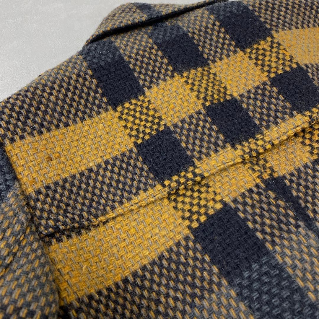K59＊ BURBERRY BRIT チェック柄 ウールコート サイズITA38