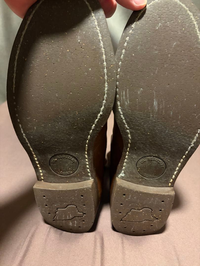 Red Wing Shoes ブラウン サイドゴアブーツ 7 25cm