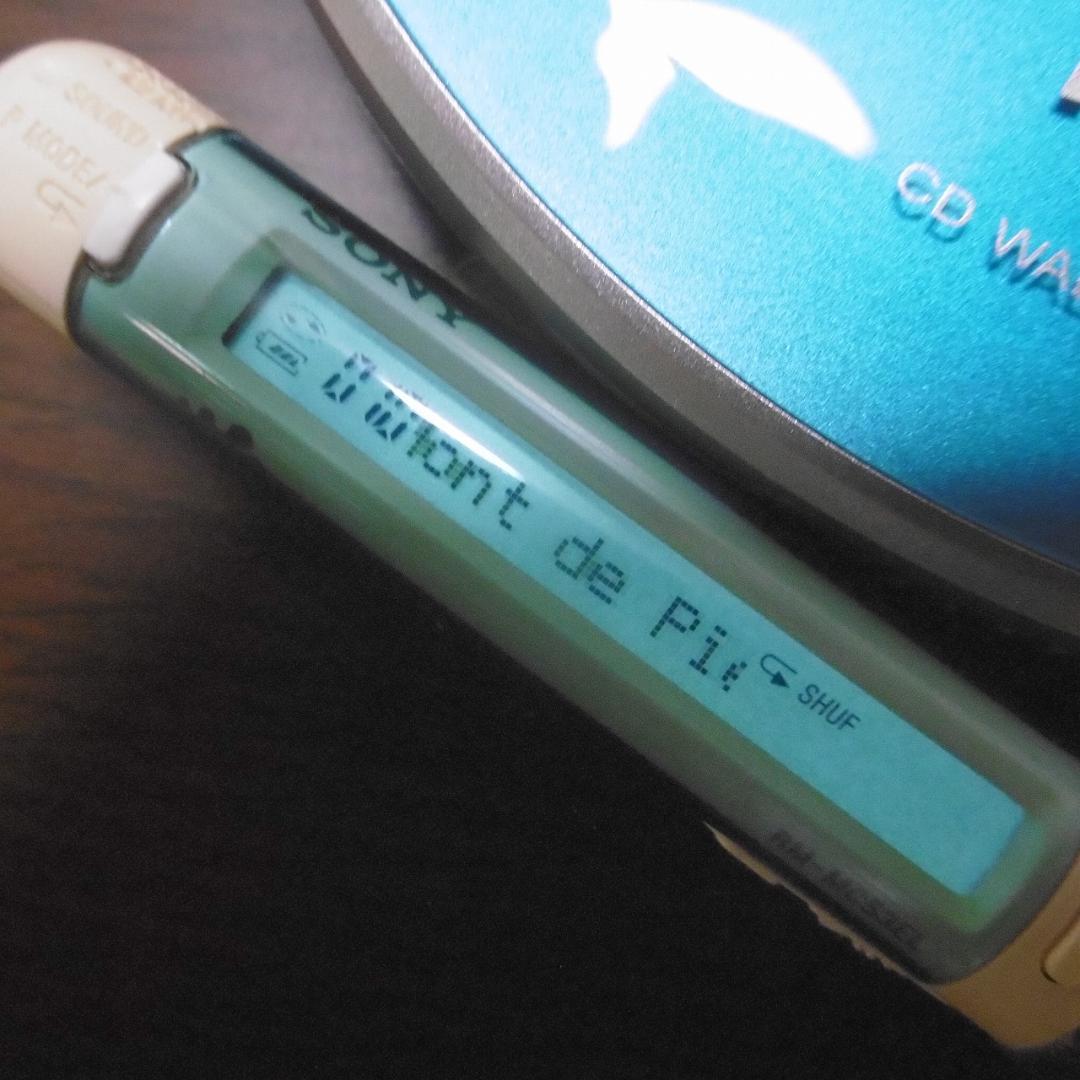 fire【準美品】SONY CDウォークマン D-NE730-BL