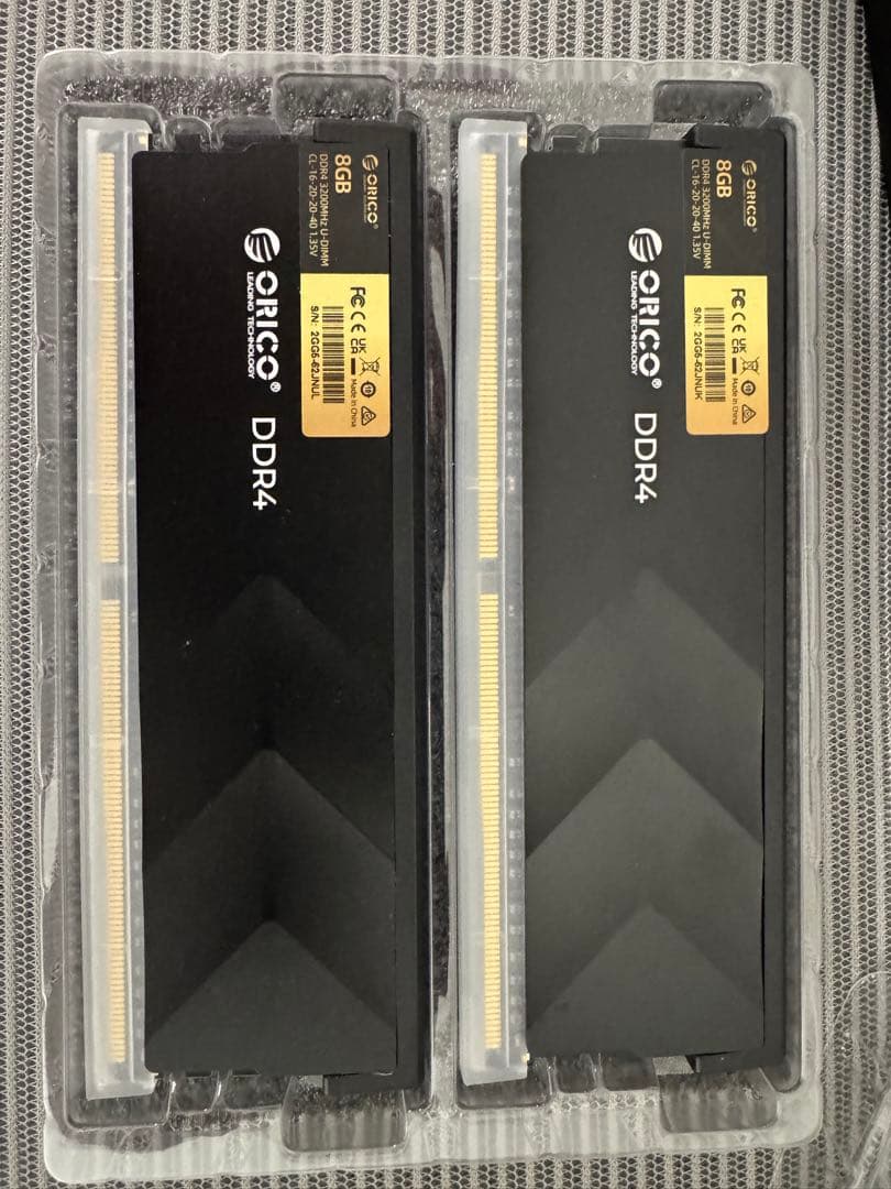 ORICO DDR4メモリ 16GB (8GB×2枚組) 3200MHz