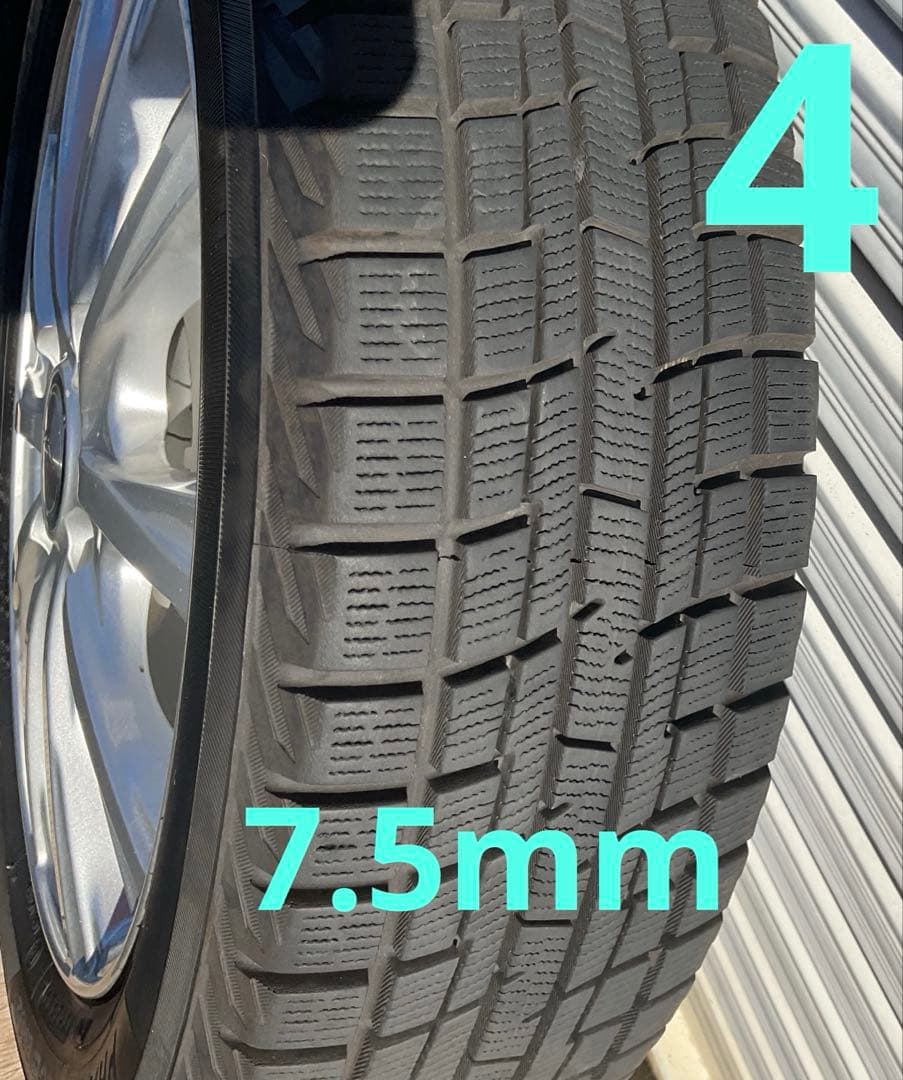 スタッドレスタイヤホイール付き 4本【発送は致しません】