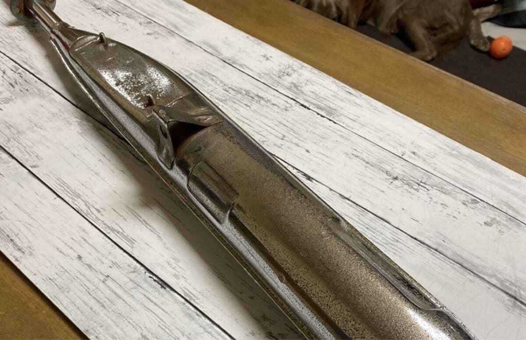 ド*ン様 当時物　未使用　行灯カブ　c50マフラー　ダイコン