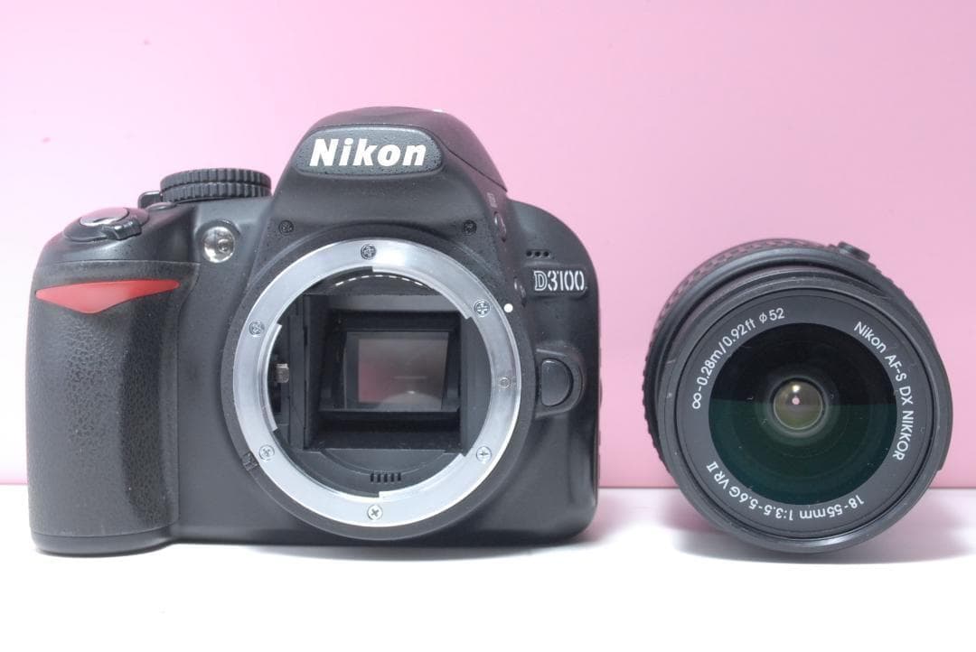【美品】Nikon D3100　かんたん操作　スマホ転送　一眼レフカメラ