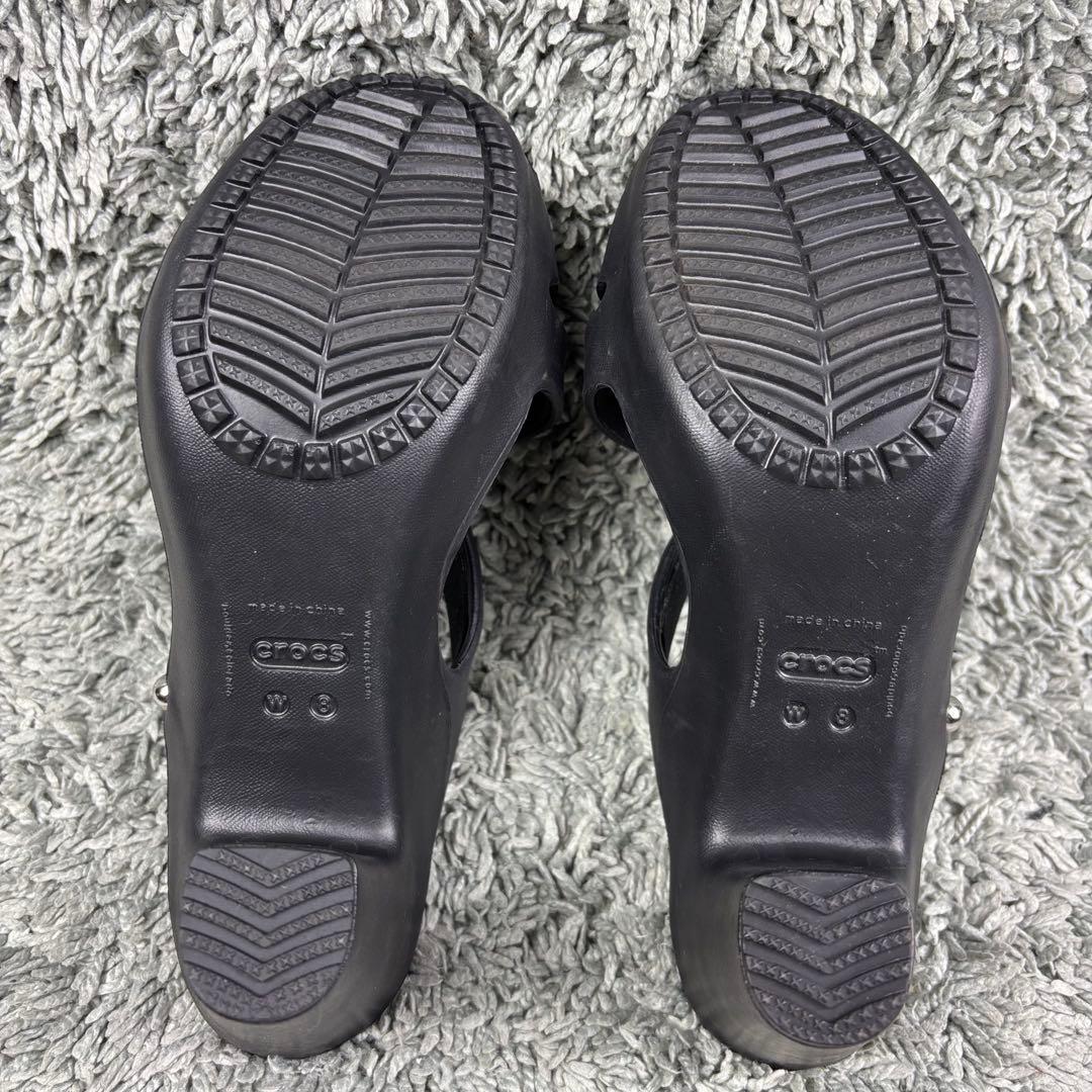 未使用 廃盤品 crocs クロックス サイプラス 黒 w8 24