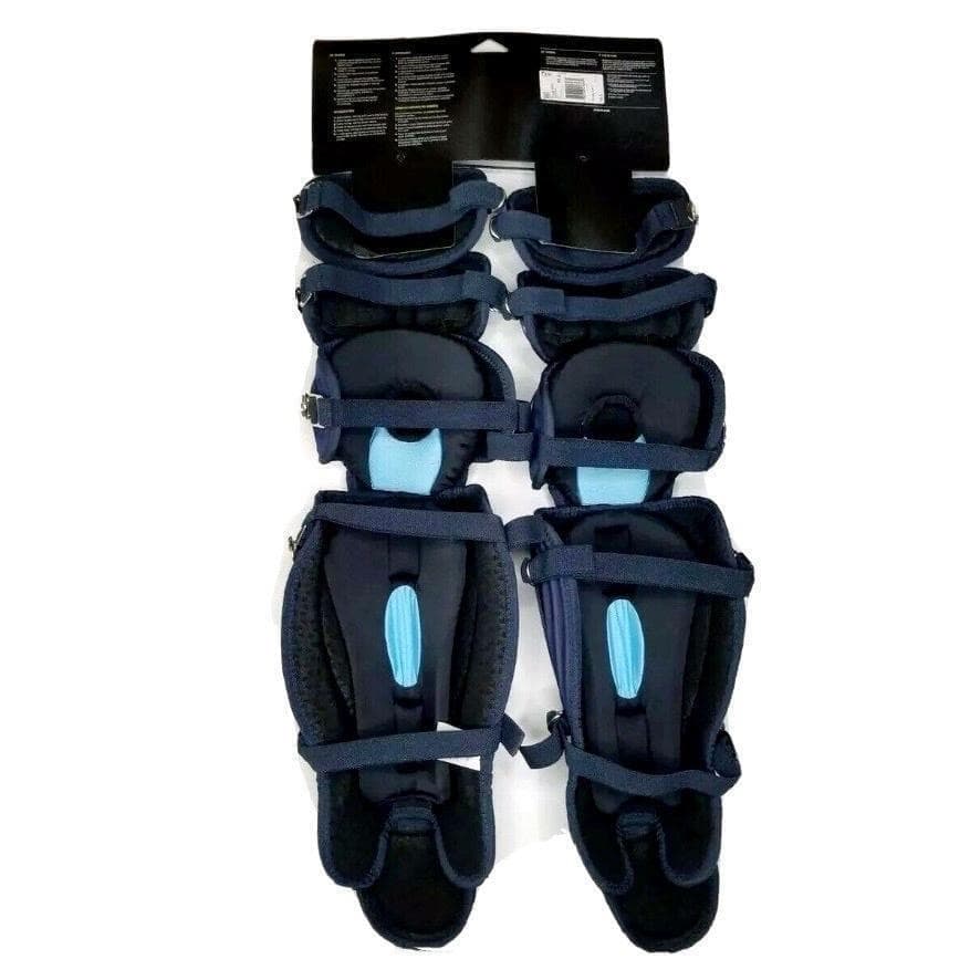 新品☆アメリカ国内限定☆UAマスク＋adidasプロテクター・レガース★紺