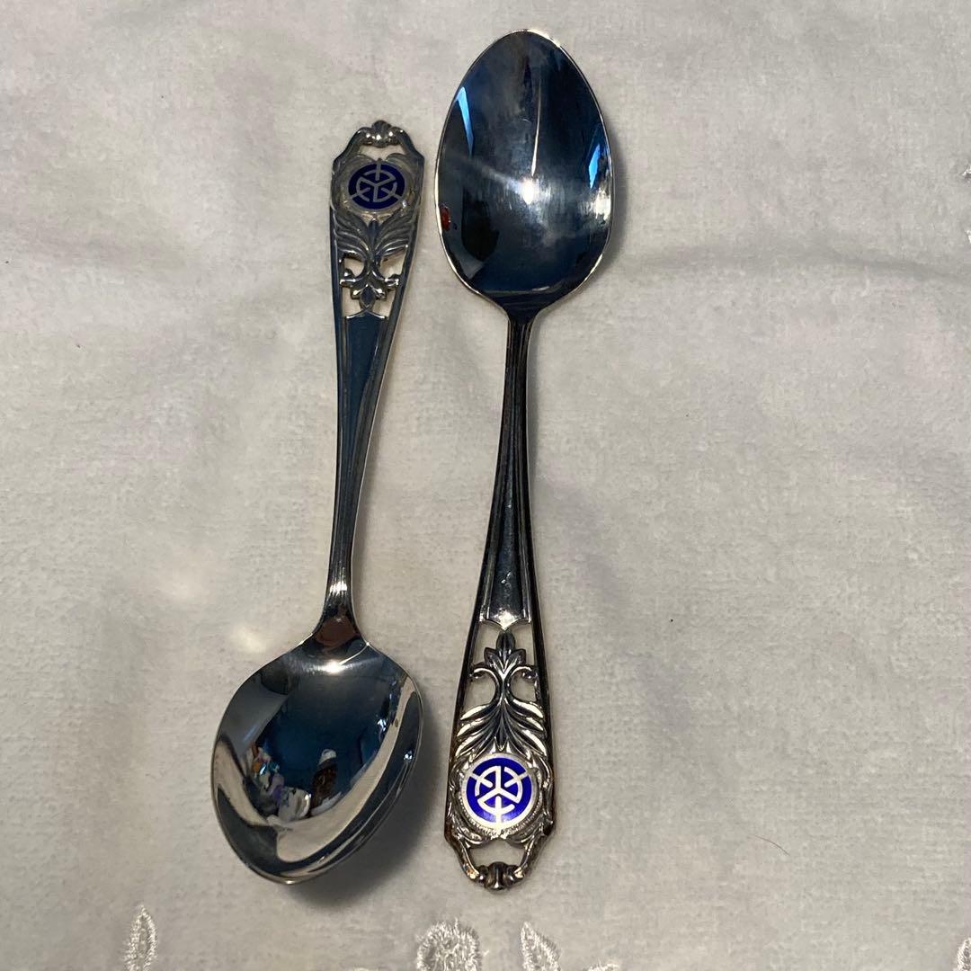 純銀スプーン2本セット　シルバー950 箱付