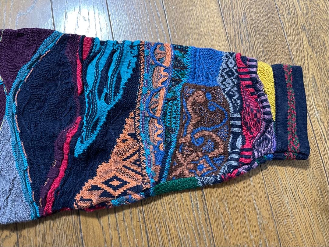 COOGI マルチカラー ニット XL
