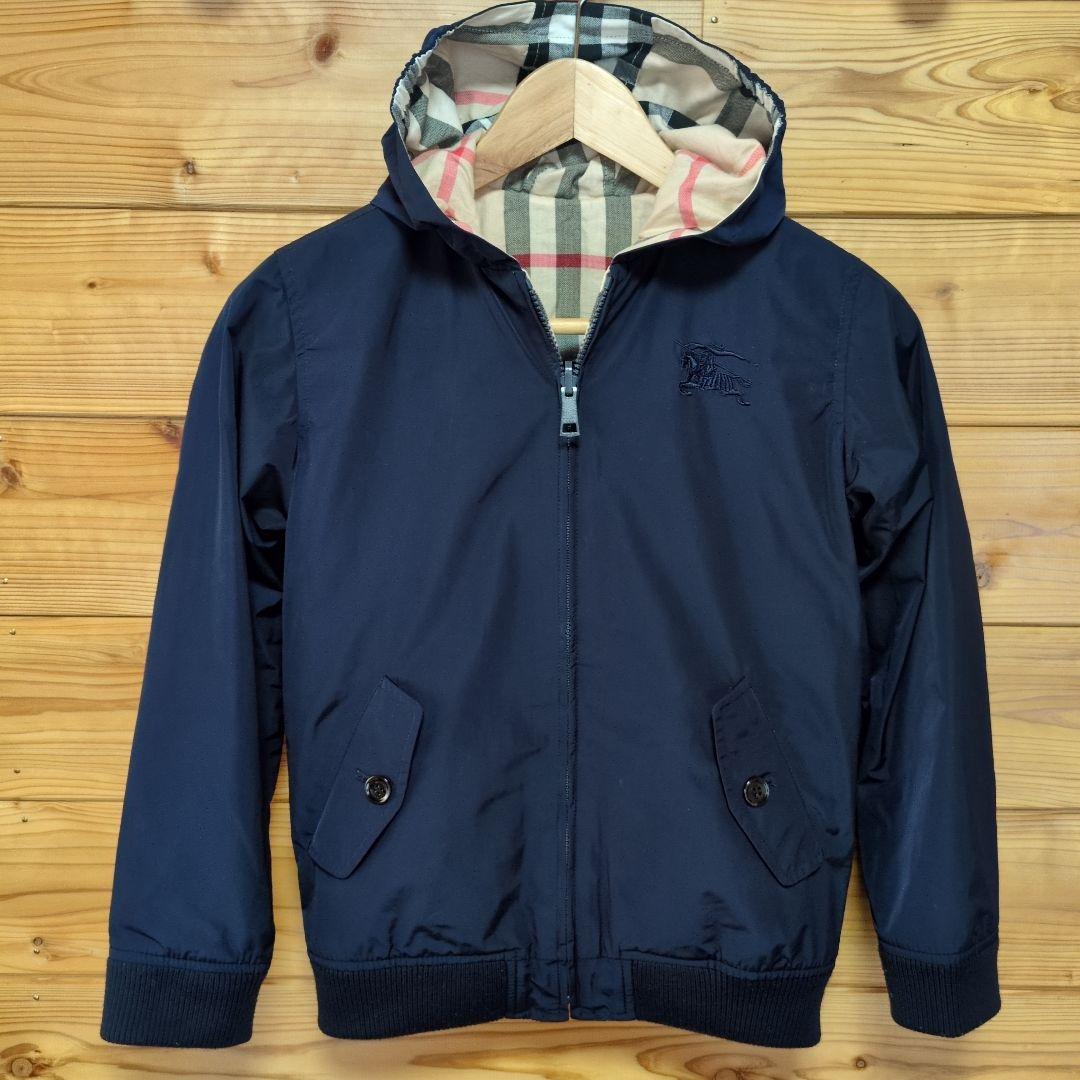 ❁美品❁BURBERRY リバーシブル パーカー ジャンパー 140cm 10Y