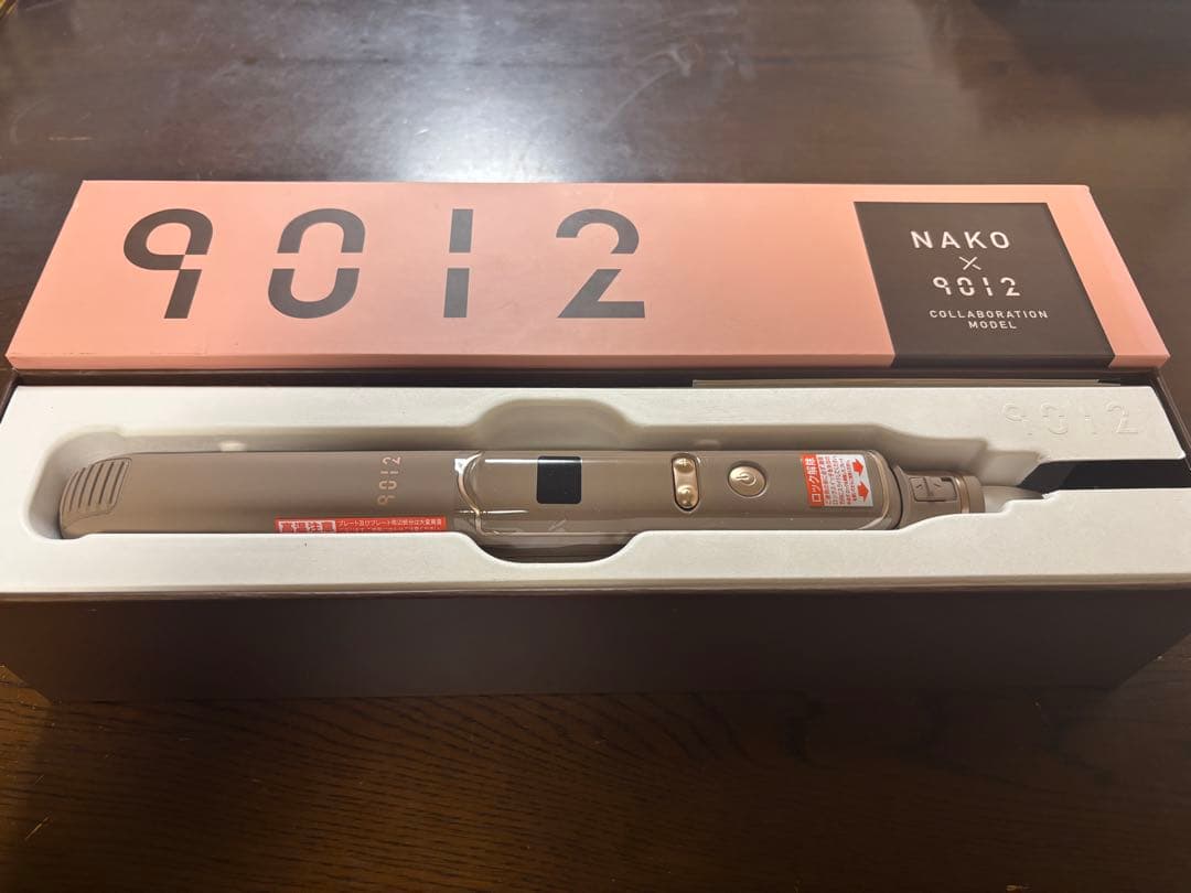 【新品未使用】クレイツ 9012 イオンストレートアイロン ショコラブラウン