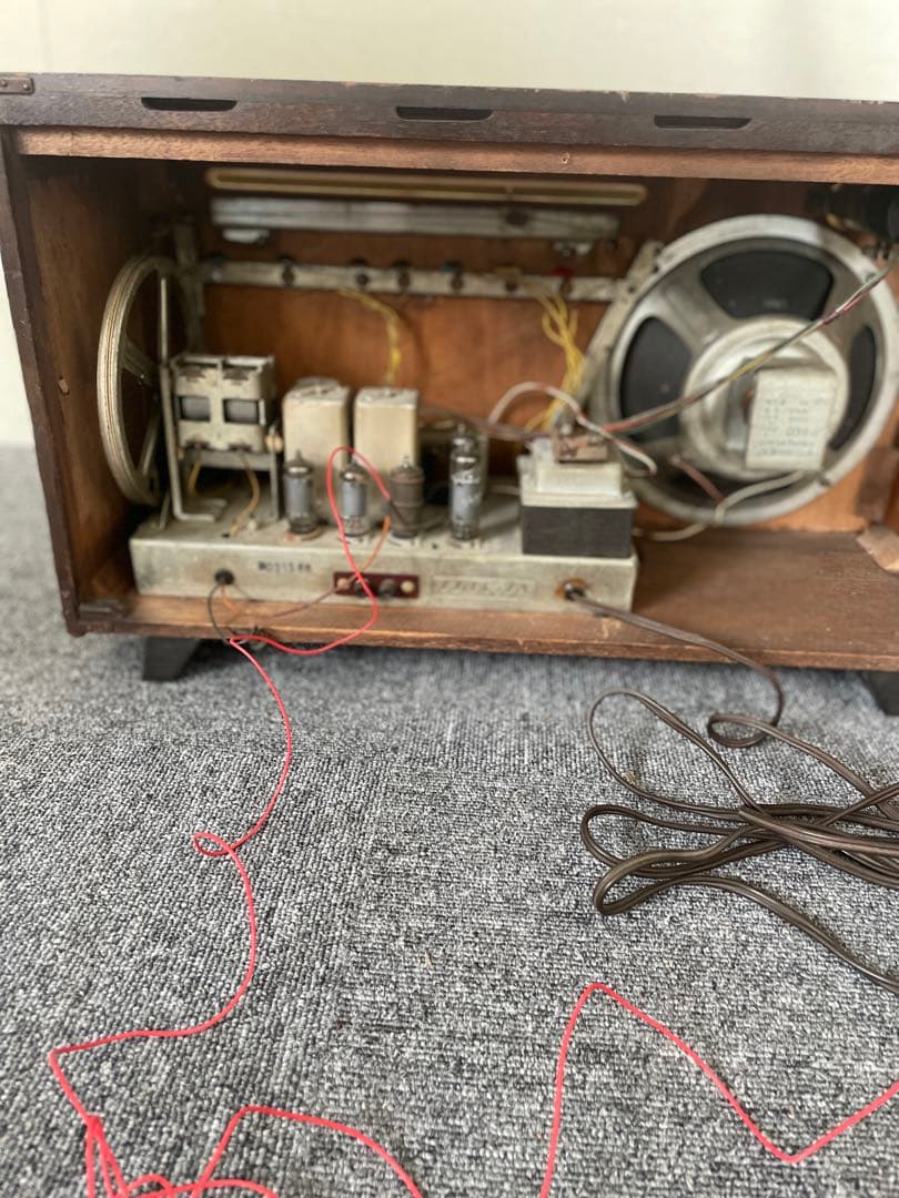 National ナショナル 真空管ラジオ Hi-Fi SUPER UF-605