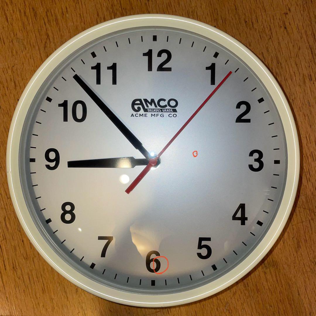 アクメ　AMCOCLOCK 白　レア　廃盤